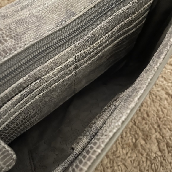 Michael Kors Leather Snake Print Clutch - Picture 8 of 12